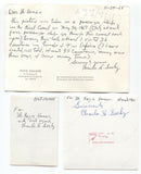 Charles S. Seely Signed Lot of 3 Photos Autographed World Traveler Author