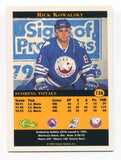 1994 Classic Pro Prospects Rick Kowalsky Signed Card Hockey Autograph AUTO #136