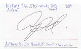 Anthony De Sa Signed 3x5 Index Card Autographed Signature Author Writer