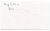 Tony DeMarco Signed 3x5 Index Card Autographed Boxer Boxing Welterweight Champ