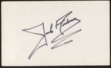 Jack Anderson Signed Index Card 3x5 Autographed Signature AUTO