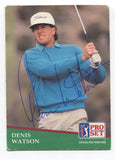 1991 Pro Set PGA Tour Golf Dennis Watson Signed Card Autographed Signature #63