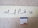 Michael Pineda PSA/DNA Rookie Year Signed Pitching Rubber Autographed Yankees
