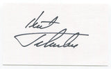 Kent Tekulve Signed 3x5 Index Card Autograph Baseball Pirates World Series Champ
