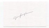 Jerry Stephenson Signed 3x5 Index Card Autographed MLB Baseball Boston Red Sox