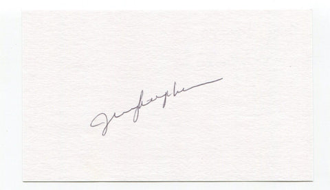 Jerry Stephenson Signed 3x5 Index Card Autographed MLB Baseball Boston Red Sox