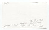 Sandra Birdsell Signed 3x5 Index Card Autographed Signature Author Writer