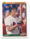 1992 Upper Deck David McCarty Signed Card Baseball Autographed AUTO #75