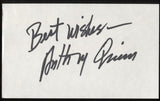 Anthony Quinn Signed Index Card Signature Autographed AUTO