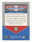 2003 Upper Deck Arms Race Rollie Fingers Signed Baseball Card Autographed #AR7