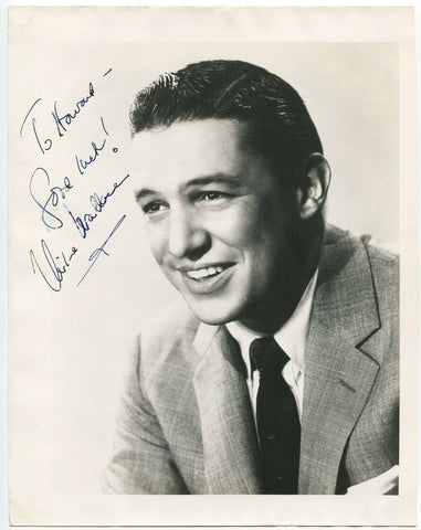 Mike Wallace Signed Photo Autographed Signature CBS Journalist 60 Minutes
