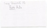 Gary Diminick Signed 3x5 Index Card Autographed Football 1973 Notre Dame Champs