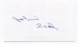 Johnnie Seale Signed 3x5 Index Card Autographed MLB Baseball 1964 Detroit Tigers