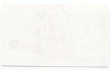 Sugar Jones - Julie Crochetiere Signed 3x5 Index Card Autographed Signature