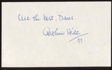 Arthur Hill Signed Index Card Signature Autographed AUTO