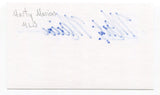 Marty Marion Signed 3x5 Index Card Autographed MLB Baseball St. Louis Cardinals