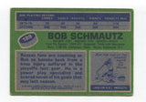 1976-77 Topps Bob Schmautz Signed NHL Hockey Card Autographed AUTO #189