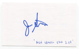 Jim Strickland Signed 3x5 Index Card Autographed Baseball Minnesota Twins