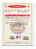 1991 Classic Best Jeromy Burnitz Signed Card Baseball Autographed MLB AUTO #68