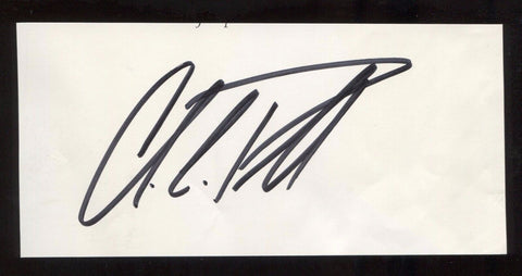 Colin Powell Signed Book Page Cut Autographed Signature General