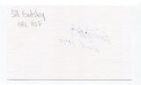 Bill Gadsby Signed 3x5 Index Card Autographed NHL Hockey Detroit Red Wings HOF