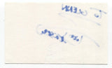 Todd Jensen Signed 3x5 Index Card Autographed Signature Bassist