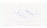 Sarah Lin Johnson Signed 3x5 Index Card Autographed Actress Young Frankenstein