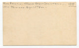 Mike Agostini Signed Index Card Autographed Track Trinidad 1956 Olympics