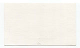 Ken Shields Signed 3x5 Index Card Autographed Signature Canada Basketball Coach