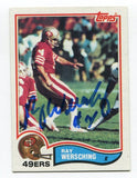 1982 Ray Wersching Signed Card Football Autographed #493