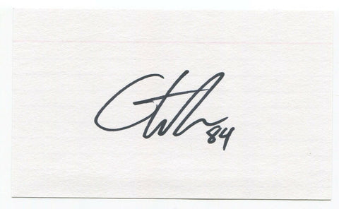 Griff Whalen Signed 3x5 Index Card Autographed Football NFL Indianapolis Colts