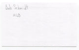 Bob Schmidt Signed 3x5 Index Card Autographed MLB Baseball New York Yankees