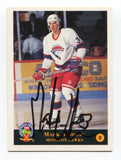 1994 Classic Games Pro Prospects Mark Visheau Signed Card Hockey NHL AUTO #101