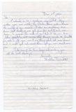 Mahlon Duckett Handwritten and Autographed Letter Negro League ALS signature