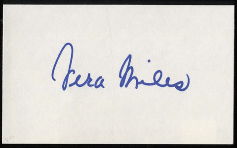 Vera Miles Signed Index Card Signature Autographed AUTO