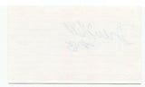 Drew Hill Signed 3x5 Index Card Autographed Signature Football NFL Oilers