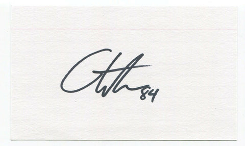 Griff Whalen Signed 3x5 Index Card Autographed Football NFL Indianapolis Colts