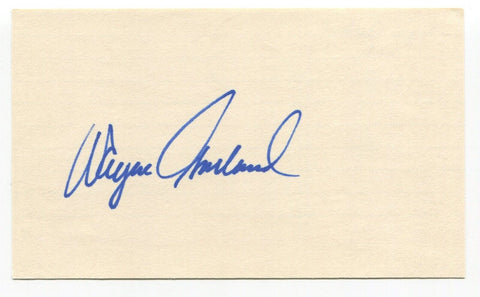 Wayne Garland Signed 3x5 Index Card Autographed MLB Baseball Baltimore Orioles