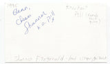 Knockout Pill - Shannon Fitzgerald Signed 3x5 Index Card Autographed Signature