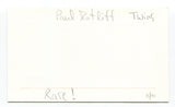 Paul Ratliff Signed Card Autograph Baseball Roger Harris Collection SUPER SCARCE