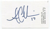 Austin Collie Signed 3x5 Index Card Autographed Signature Football Colts