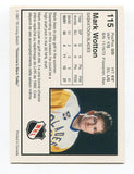 1991 7th Inning Sketch Mark Wotton Signed Card Hockey Autograph NHL AUTO #115