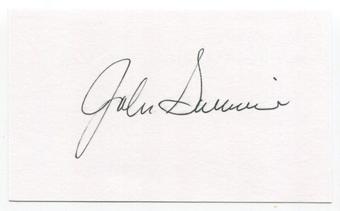 John Sullivan Signed 3x5 Index Card Autographed Baseball MLB Detroit Tigers