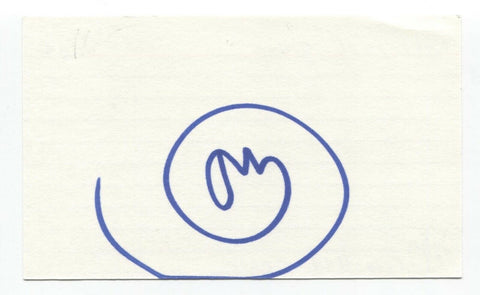 John McCrea Signed 3x5 Index Card Autographed Signature Cake Lead Singer