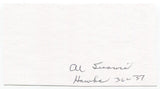 Al Suomi Signed 3x5 Index Card Autographed Hockey NHL Chicago Black Hawks