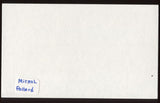 Michael Pollard Signed Index Card Signature Autographed AUTO