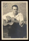 Eddie Davis Signed Photo Autographed Authentic Signature Guitarist 1930's Photo