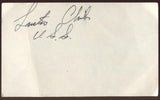 Lawton Chiles Signed Index Card Autographed Signature AUTO United States Senator