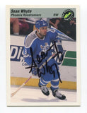 1993 Classic Pro Sean Whyte Signed Card Hockey Autograph NHL AUTO #101