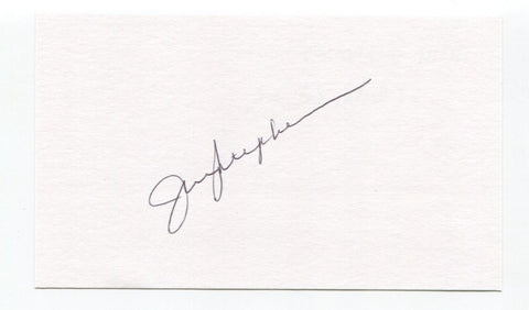 Jerry Stephenson Signed 3x5 Index Card Autographed MLB Baseball Boston Red Sox